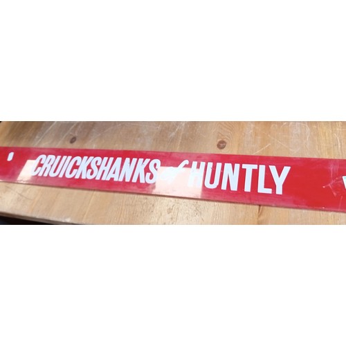 261 - Vintage Cruickshanks of Huntly sign