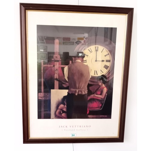 64 - Framed Jack Vettriano Portland Galloway Poster