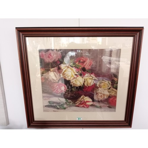 81 - Framed Still Life Picture