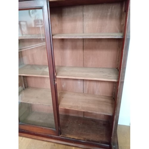 84 - Vintage Bookcase 105 Wide 114 High 37cm Deep approx with the Corners on