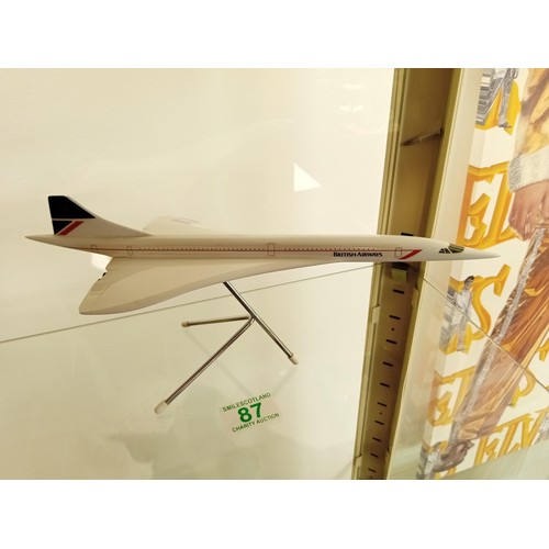 87 - Space Models Concorde Aeroplane Model