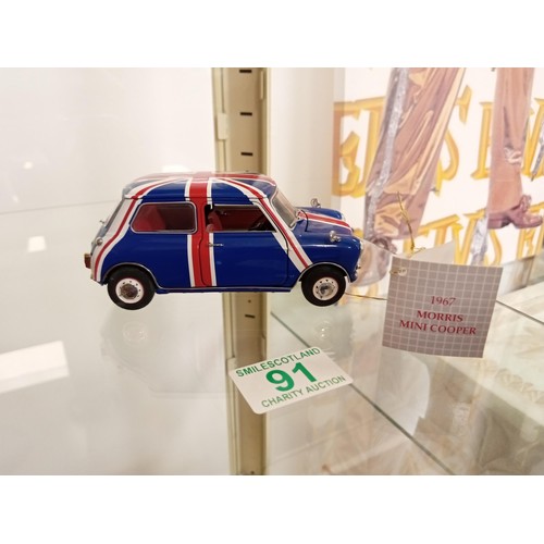 91 - Franklin Mint 1967 Morris Mini Cooper