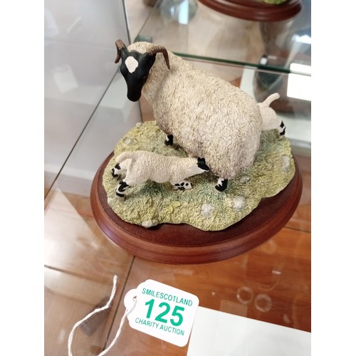 125 - Borders Fine Arts Made in Scotland Sheep Double Take JH108