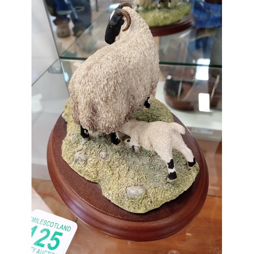 125 - Borders Fine Arts Made in Scotland Sheep Double Take JH108