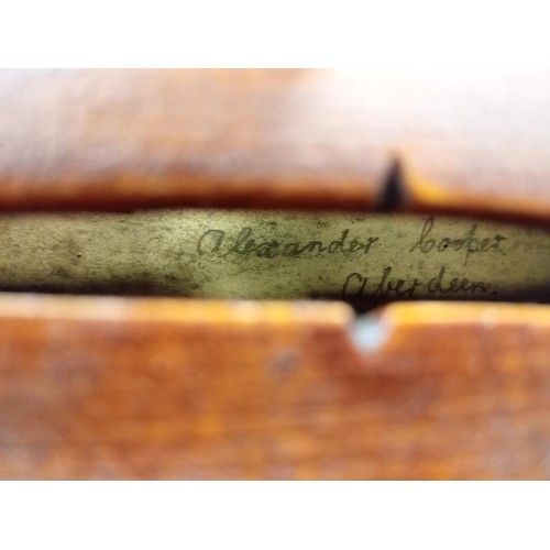 129 - Alexander Cooper Aberdeen 1918 Violin Rare