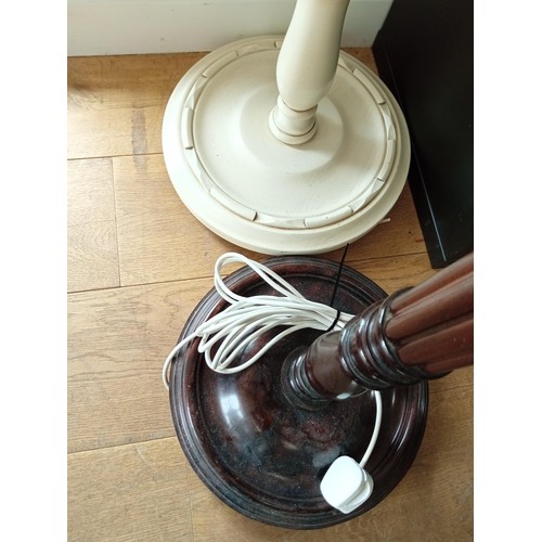 180 - 2 Vintage Standard Lamps - PAT test fail