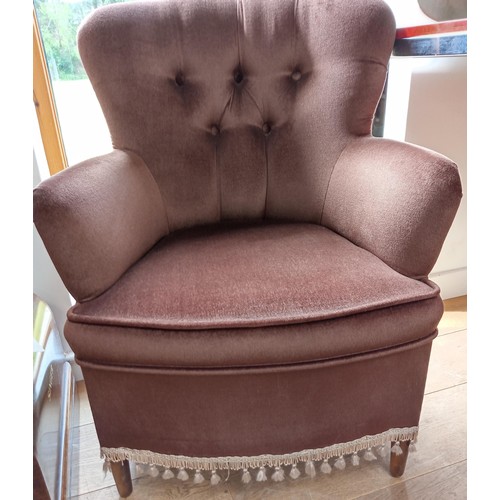 211 - Vintage Bedroom Chair & Stool