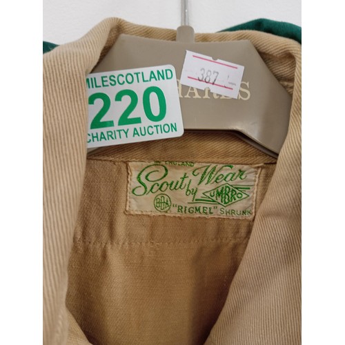 220 - Vintage Scout Shirt by Scoutware Umbro with Vintage Badges