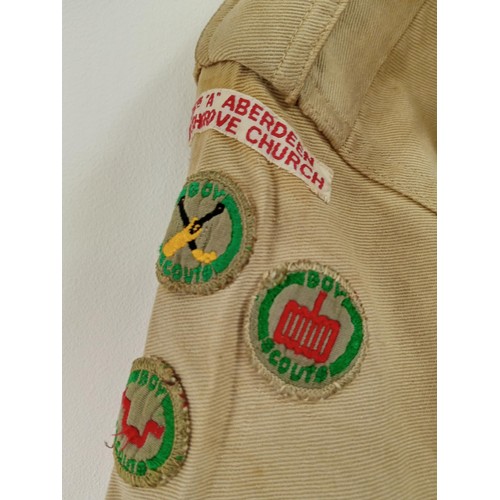 220 - Vintage Scout Shirt by Scoutware Umbro with Vintage Badges