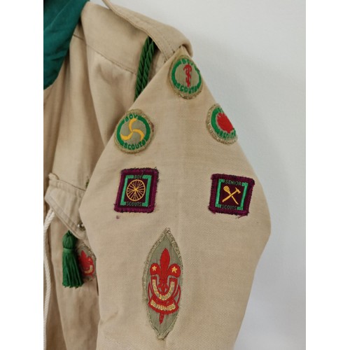 220 - Vintage Scout Shirt by Scoutware Umbro with Vintage Badges