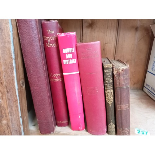 237 - Selection of Mainly Scottish Books