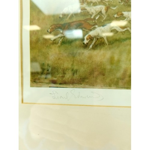 249 - Signed Print of Hunting Scene