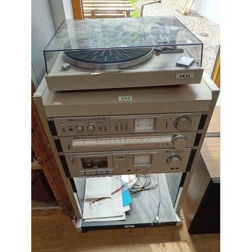 248 - Akai Stacking Hi-Fi System