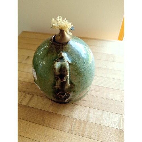 265 - Pottery Oil Lamp