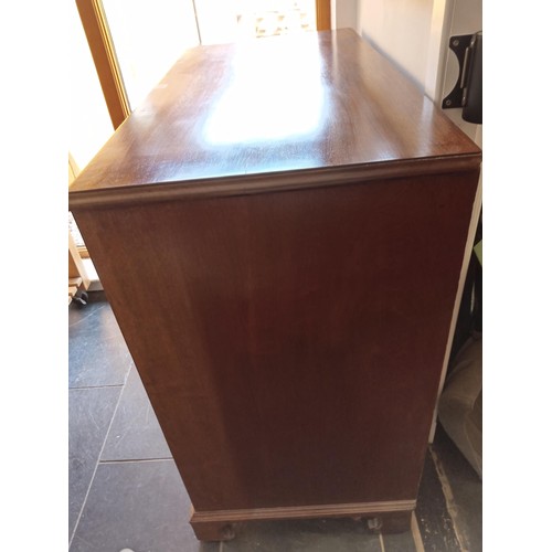 274 - 3 over 3 Antique Chest of Drawers