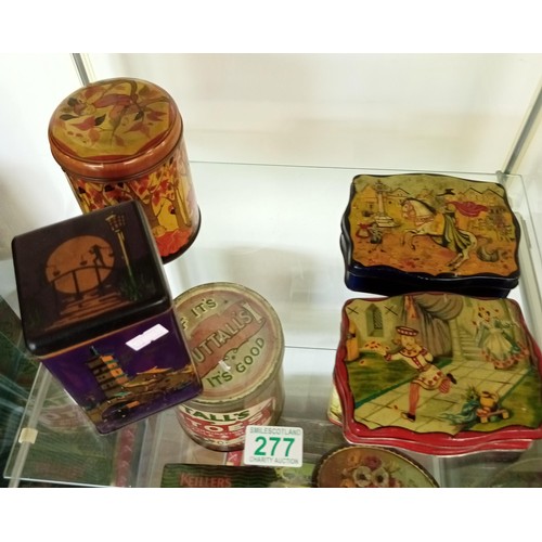 277 - Selection of Collectable Tins