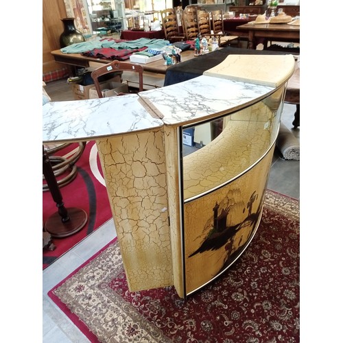 293 - 1970s oriental style home bar