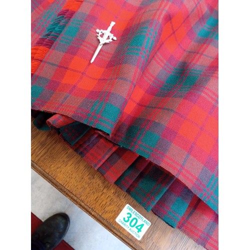 304 - mens dress jacket and kilt, pure new wool