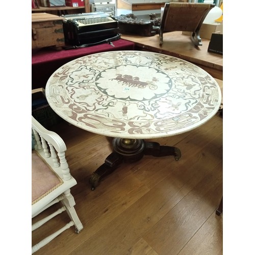 324 - victorian circular table possible grande tour