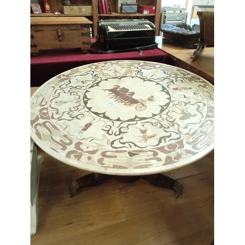 324 - victorian circular table possible grande tour