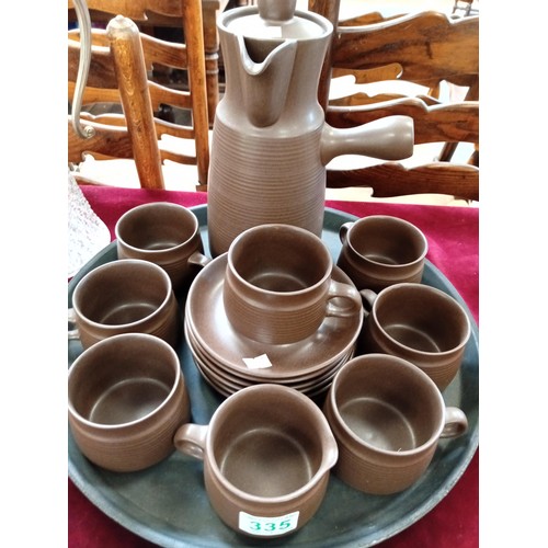 335 - vintage unused coffee set