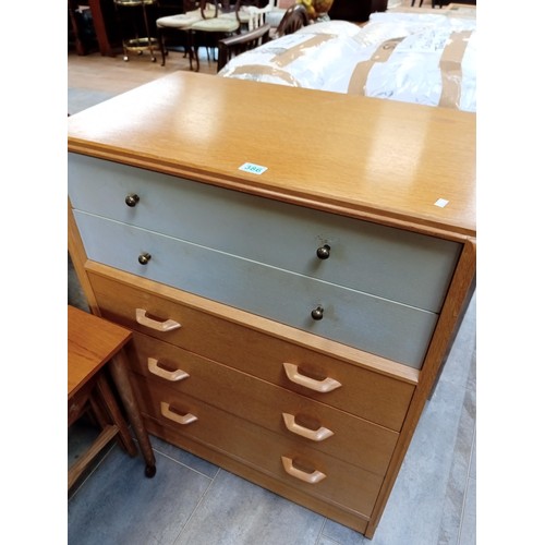 386 - G plan chest of drawers