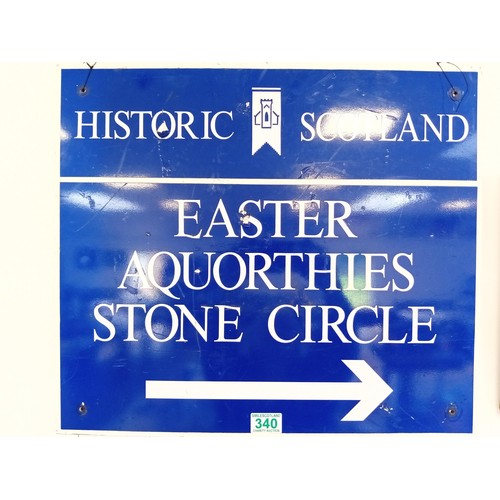 340 - 2 x Vintage Castle Signs... not metal