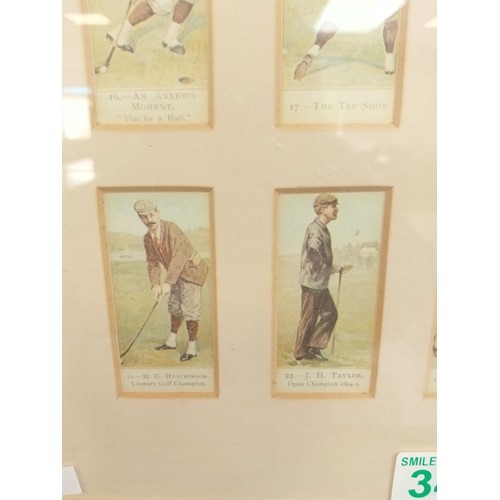 343 - Framed Nostalgia Reprint Cope's Golfers