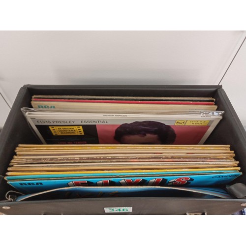 346 - Selection of Elvis LP's