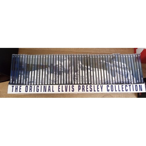 348 - Original Elvis Presley collection CD 1-50 box and book