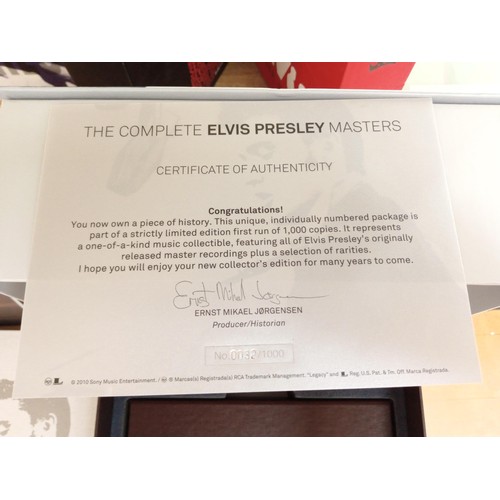 351 - Complete Elvis Presley Masters Number 32 of 1000 with COA