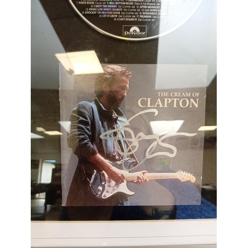 354 - Eric Clapton Signed CD with COA