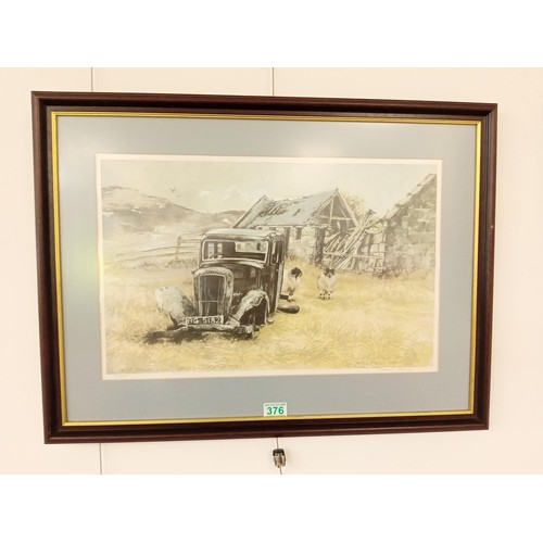 376 - Framed MOT Failure Glen Girnock Upper Deeside 1996 Limited Edition 4 of 600