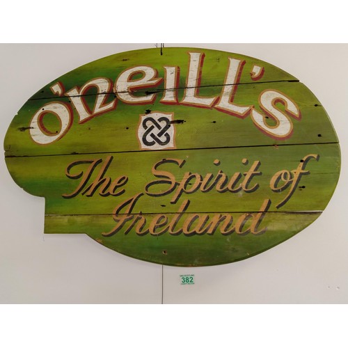 382 - O'Neill's The Spirit of Ireland Sign