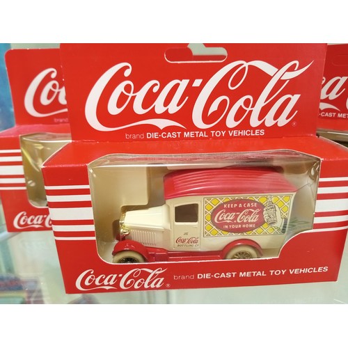 402 - 8 x Coca Cola Diecast Model Vehicles