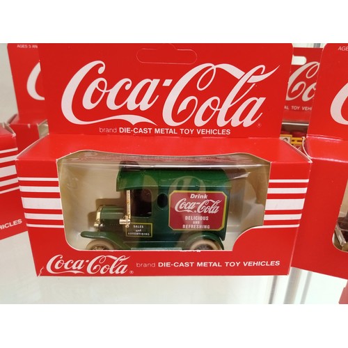 402 - 8 x Coca Cola Diecast Model Vehicles