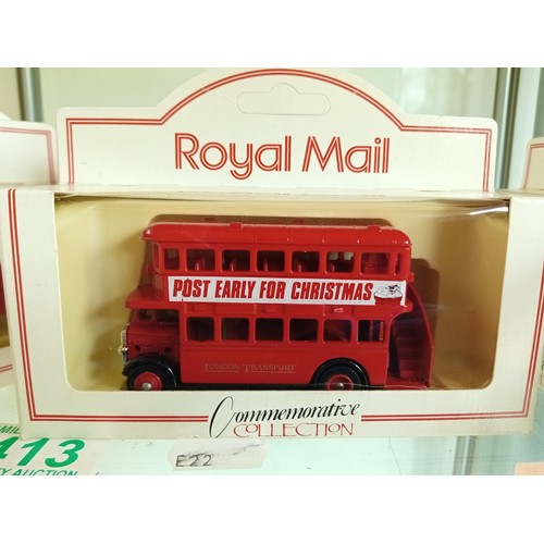 413 - 6 x Diecast Model Royal Mail Commemorative Collection