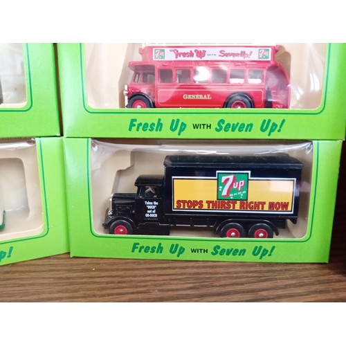 427 - 4 x Pepsi Cola 4 x 7Up Diecast Models