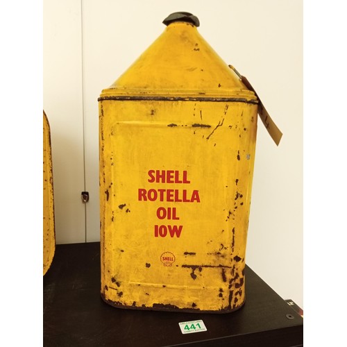 441 - Vintage Shell Rotella Oil 10W Tin