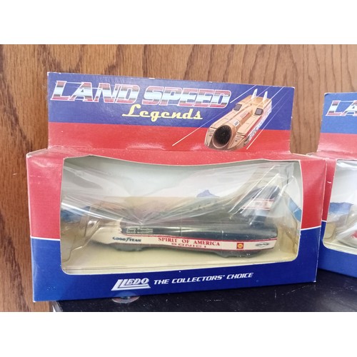 431 - 4 x Land Speed Legend Lledo Collectors Choice