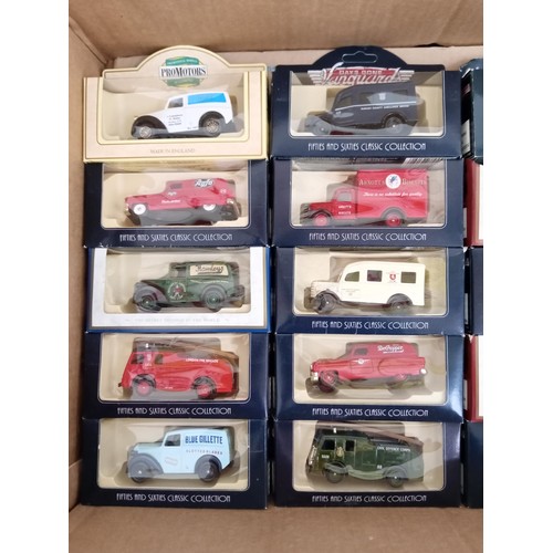 316 - 2 boxes of model trucks and vans