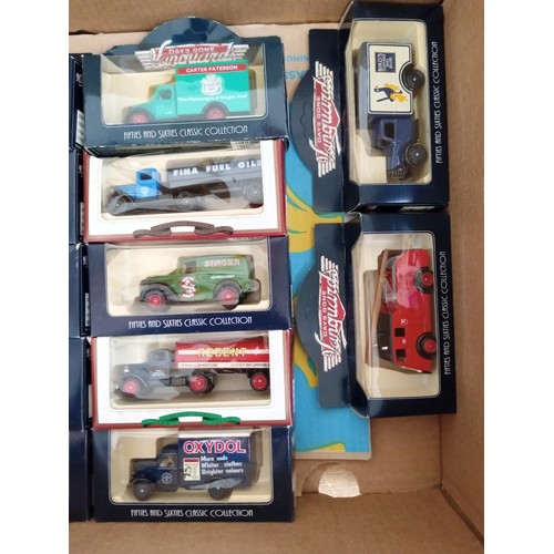 316 - 2 boxes of model trucks and vans