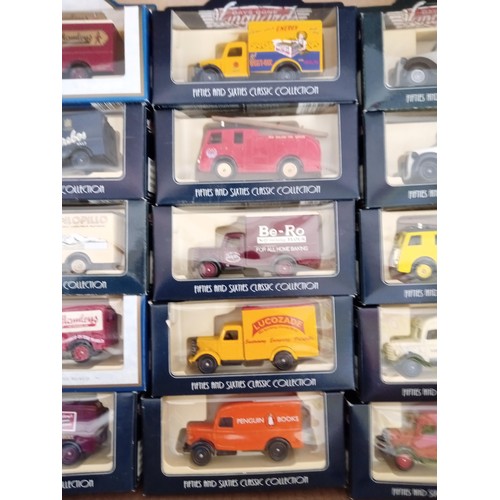 316 - 2 boxes of model trucks and vans