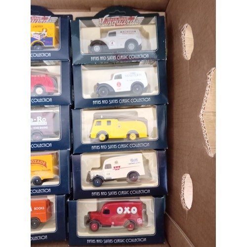 316 - 2 boxes of model trucks and vans