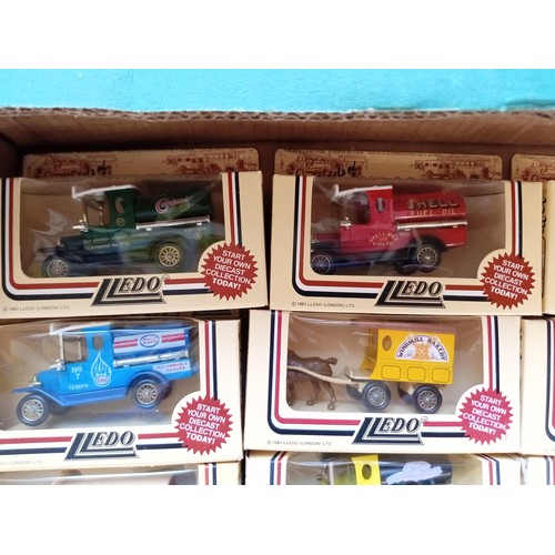 320 - 2 boxes of lledo models mainly buses and vans