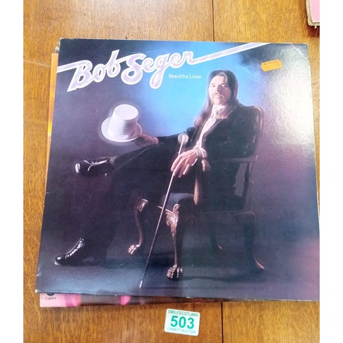 503 - 3 x Bob Seger LP's