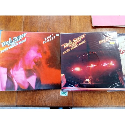 503 - 3 x Bob Seger LP's