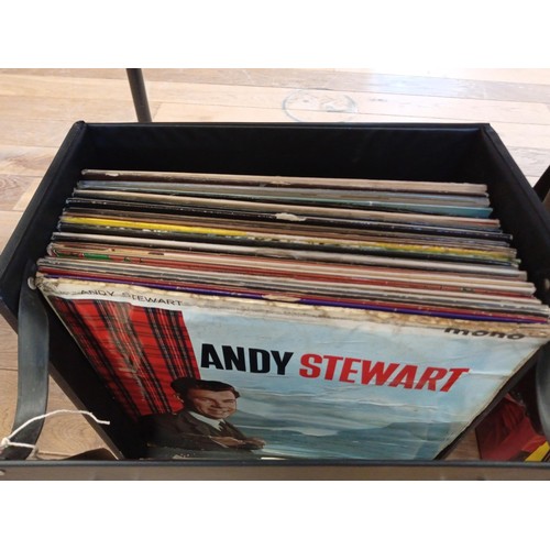 524 - A Large selection of Scottish music LP's