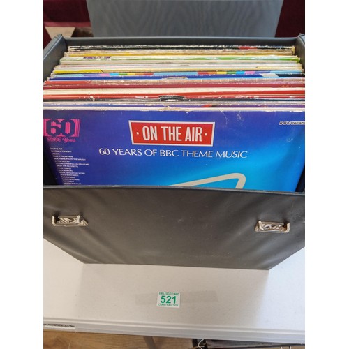 521 - Selection of popular music LP's