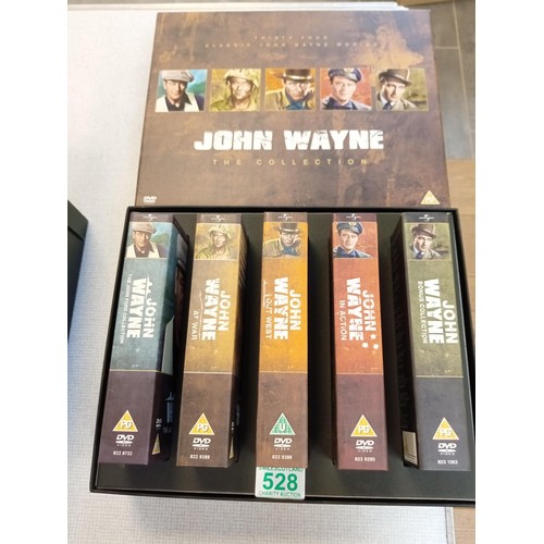 528 - John Wayne 34 classic movies DVD's